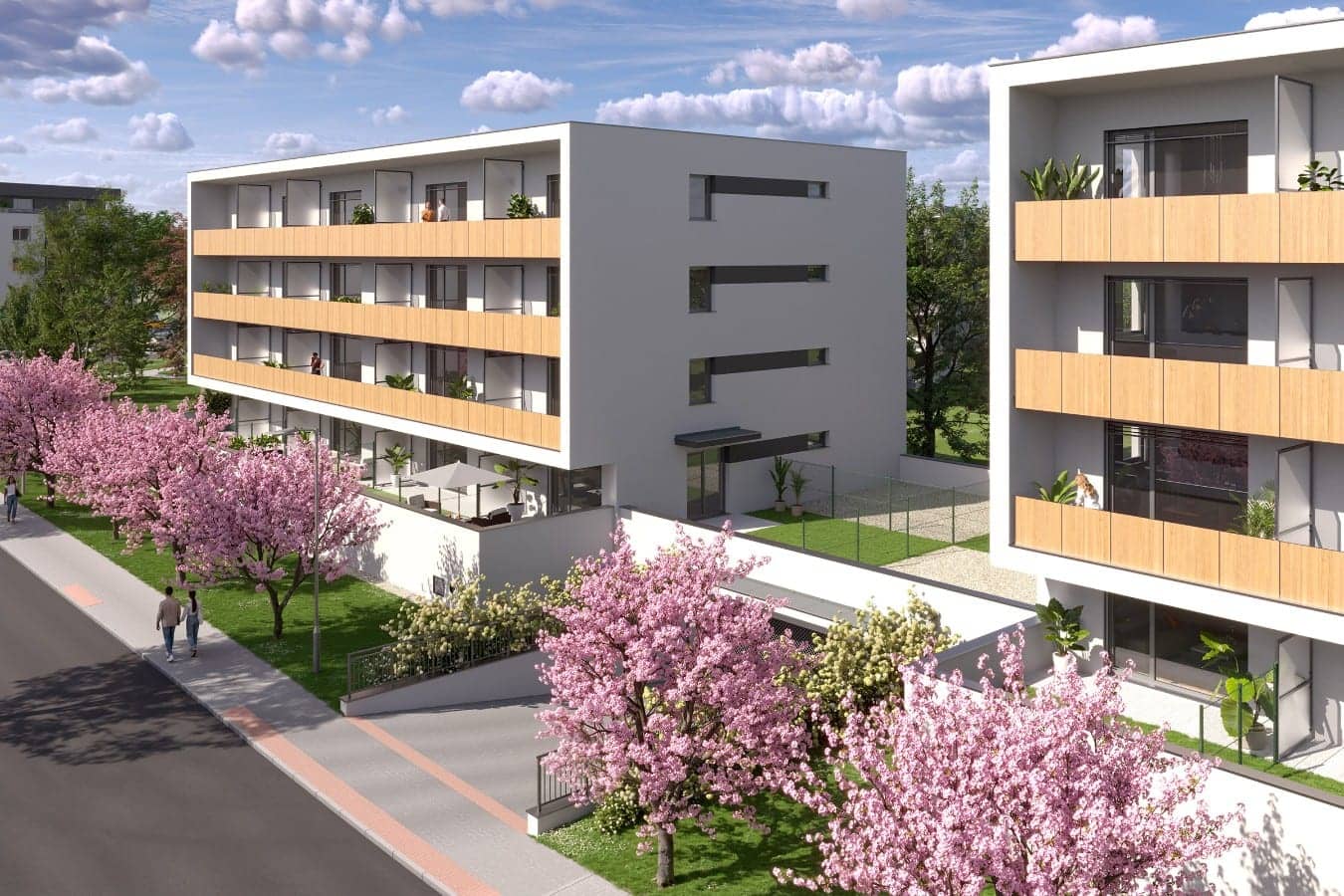 Slavonínské zahrady – budovy B1 a B2